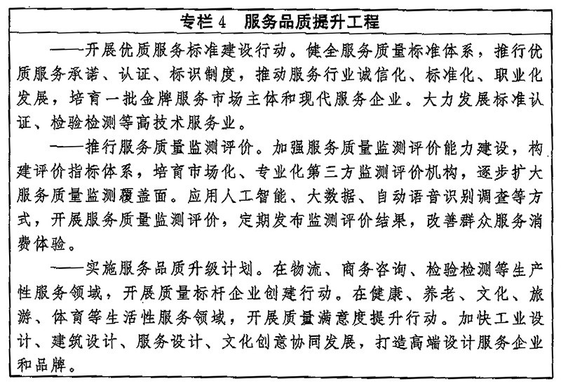 轉發中國中央 國務院印發《質量強國建設崗要》